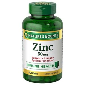 Viên uống bổ sung kẽm Nature’s Bounty Zinc 50mg 400 viên