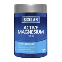 Viên uống bổ sung Magie Bioglan Active Magnesium 1000mg 150 viên