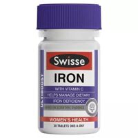 Viên uống bổ sung sắt Swisse Ultiboost Iron 30 viên