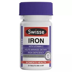 Viên uống bổ sung sắt Swisse Ultiboost Iron 30 viên