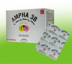 Viên uống bổ sung vitamin B Ampha 3B