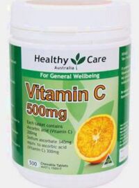 Viên uống bổ sung Vitamin C 500mg HealthyCare - 500v