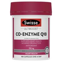 Viên uống bổ tim Swisse Ultiboost Co-Enzyme Q10 150mg 180 viên