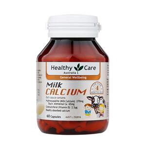 Viên uống canxi sữa milk calcium heathy care 60v