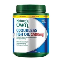 Viên uống dầu cá không mùi Nature’s Own Odourless Fish Oil 1000mg 500 viên