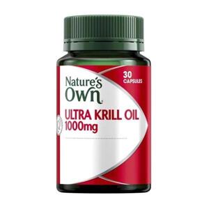 Viên uống dầu cá nhuyễn thể Nature’s Own Ultra Krill Oil 1000mg 30 viên