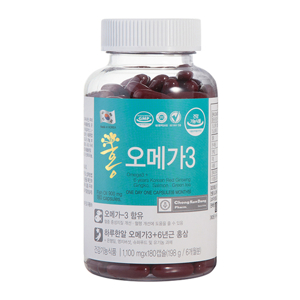 Viên uống dầu cá và hồng sâm Chong Kun Dang Omega 3 180 viên