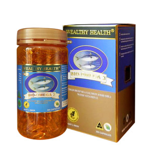 Viên uống dầu cá Wealthy Health Bio-Omega 3 365 viên