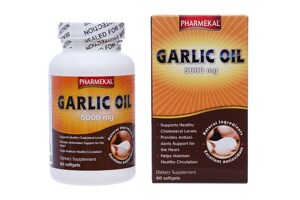 Viên uống dầu tỏi giảm mỡ máu garlic oil pharmekal 5000mg 60 viên