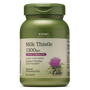 Viên uống giải độc gan GNC Milk Thistle 1300mg 60 viên