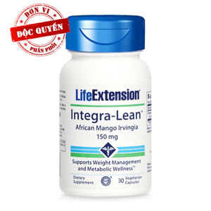 Viên uống giảm béo tinh chất xoài châu Phi Life Extension Integra-Lean African Mango Irvingia 30 viên