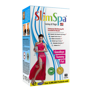 Viên uống giảm cân SlimSpa Supplement Tummy & Thigh 60 viên