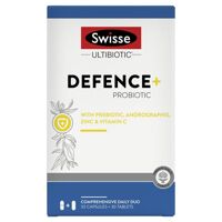 Viên uống kết hợp Swisse Ultibiotic Defence + Probiotic 30/30