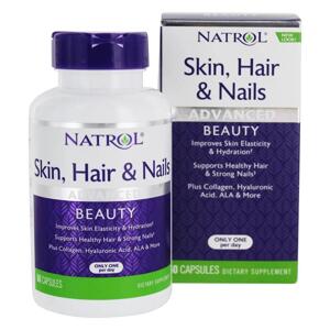 Viên uống làm Đẹp da ngăn rụng tóc Natrol Skin Hair Nails