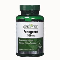 Viên uống lợi sữa Natures Aid Fenugreek - 500mg hộp 90 viên