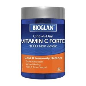 Viên uống một ngày một lần bổ sung Vitamin C Bioglan One-a-Day Vitamin C Forte 1000mg 50 viên