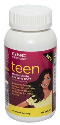 Viên uống Teen Multivitamin For Girls 12-17 GNC milestones 120 viên