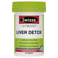 Viên uống thải độc gan Swisse Ultiboost Liver Detox 60 viên