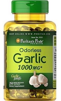 Viên uống tinh dầu tỏi Puritan Pride's Garlic Oil 1000mg - 250v