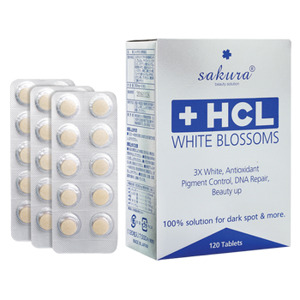 Viên uống trắng da điều trị nám Sakura HCL White Bolssoms