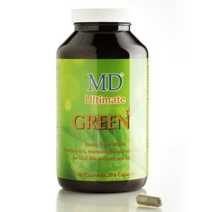 Viên uống trị mụn làm đẹp da giải độc tố MD Ultimate Green