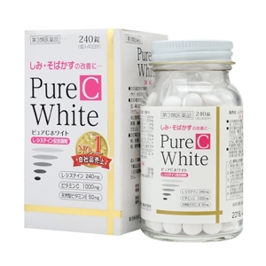 Viên uống trị nám tàn nhang làm trắng da Pure C White