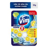 Viên vệ sinh bồn cầu VIM hương chanh 55g