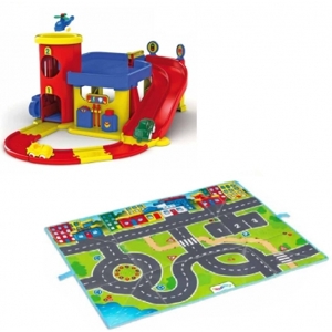 Trạm xe và bản đồ Viking Toys V5557