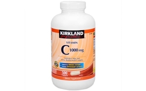 Viên uống Vitamin C Kirkland Signature Vitamin C 1000mg 500 viên