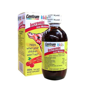 Vitamin cho trẻ biếng ăn Centrum Kids Incremnin - 200ml