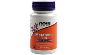 Vitamin giảm stress, mất ngủ của Mỹ Melatonin Now Foods - 3mg, 60 viên