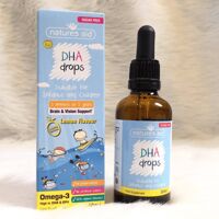 Vitamin Nature Aid DHA drop cho bé từ 3 tháng đến 5 tuổi