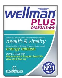 Vitamin Wellman Plus Omega 3,6,9 cho nam trên 20 tuổi