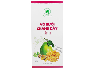 Vỏ bưởi chanh dây sấy dẻo Nong Lam Food - hộp 100g