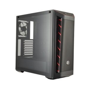 Vỏ máy tính - Case Cooler Master MasterBox MB511 TG Red Trim