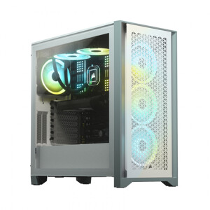 Vỏ máy tính - Case CORSAIR iCUE 5000T RGB White  CC-9011231-WW