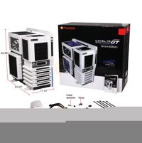 Vỏ máy tính (case) Thermaltake Full ATX Level 10 GT Snow Edition (VN10006W2N) - Đen/Trắng