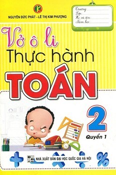 Vở ô li thực hành Toán 2 Quyển 1