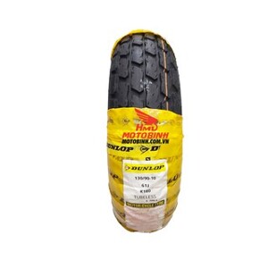 Vỏ xe máy Dunlop K180 120/90-10 MC 57J TL