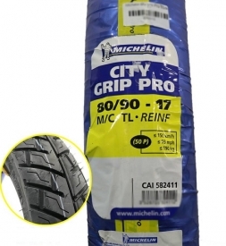 Vỏ xe Michelin City Pro 70/90-17 loại dùng ruột