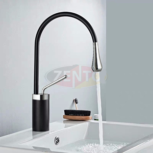 Vòi chậu Lavabo nóng lạnh Art Black ZT2185