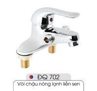 Vòi chậu nóng lạnh liền sen Plano ĐQ702