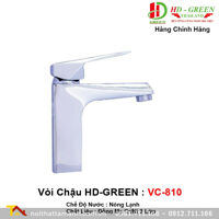 Vòi chậu rửa mặt Lavabo Hd Green VC-810