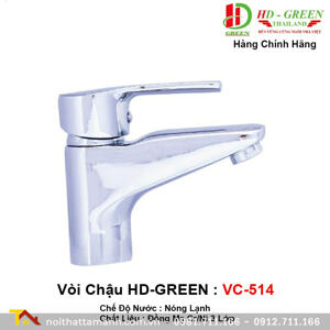 Vòi chậu rửa mặt Lavabo Hd Green VC-514