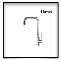 Vòi chén nóng lạnh uốn vuông inox304 Navier NV-203