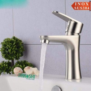 Vòi lavabo inox mờ Dakoshi I204