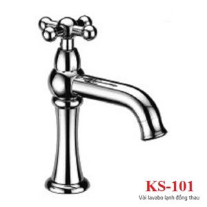 Vòi lavabo lanh đồng thau KS-101