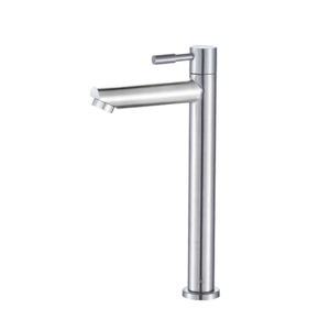 Vòi lavabo lạnh ống điếu tròn inox304 Navier NV-720L (30cm)