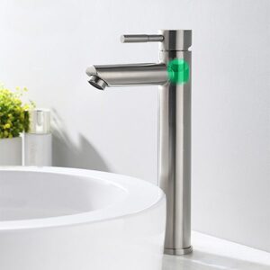 Vòi Lavabo nóng lạnh dương bàn Inox SUS3312