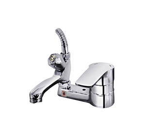 Vòi lavabo nóng lạnh liền sen 03 lỗ AM 4002